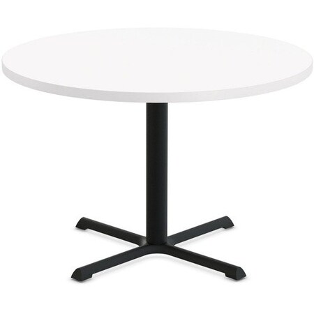 Special-T Table, Round, 42in Dia x 29in, Black Base/White Top SCTSTAR242BWH